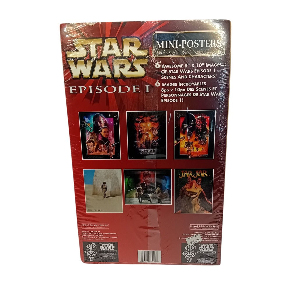 NEW Star Wars Episode I Mini Posters 6 Pack 8x10 Anakin Darth Maul Jar Jar Binks